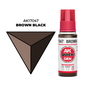 Boite de Quick Gen Color Ak Interactive - Brown Black