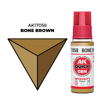 Boite de Quick Gen Color Ak Interactive - Bone Brown