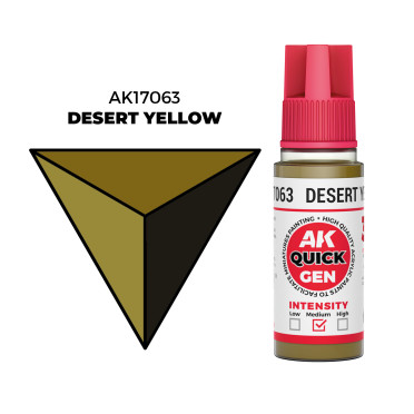 Boite de Quick Gen Color Ak Interactive - Desert Yellow