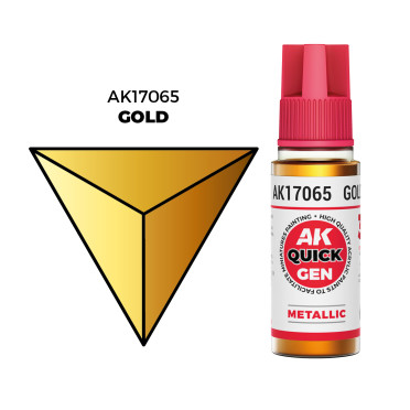 Boite de Quick Gen Color Ak Interactive - Gold