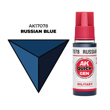Boite de Quick Gen Color Ak Interactive - Russian Blue