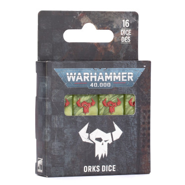 Boite de W40K - Orks - Set de Dés