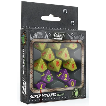 Boite de Fallout Factions: Dice Sets: Super Mutants