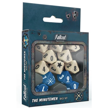 Boite de Fallout Factions: Dice Set: The Minutemen