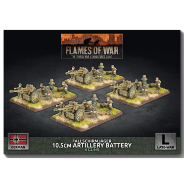 Boite de Flames of War - Liberation of Italy - FJ 10.5cm Artillery Battery