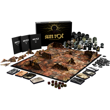 Boite de Sun Rot : Cooperative Grimdark Board Game