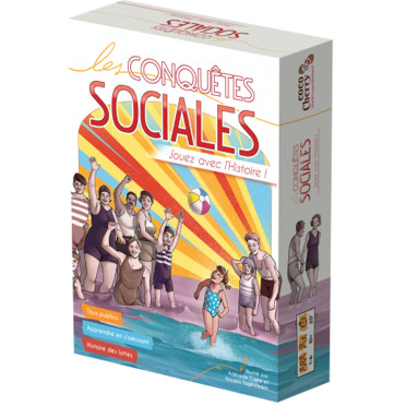Boite de Les Conquêtes Sociales - Jouez avec l'Histoire !