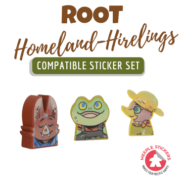 Boite de Root: Homeland Hirelings - Set d'autocollants