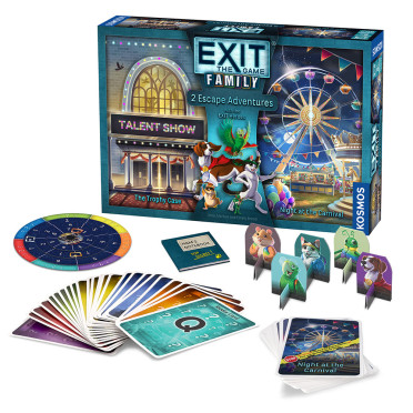 Boite de EXIT: The Game - Family - The Trophy Case, Night at the Carnival