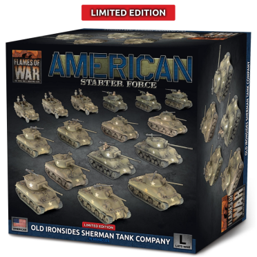 Boite de Flames of War - Liberation of Italy - Old Ironsides Sherman Tank Company (Limited Edition) - Occasion