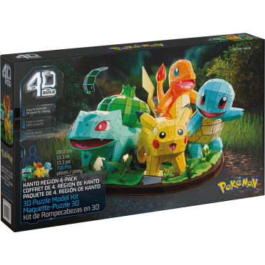 4D Build Pokémon - Diorama Région Kanto