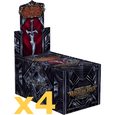 Boite de Flesh & Blood - Mastery Pack: Assassin - Lot de 4 Booster Display
