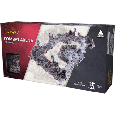 Boite de Dungeons & Lasers - Décors - Combat Arena Prépeint