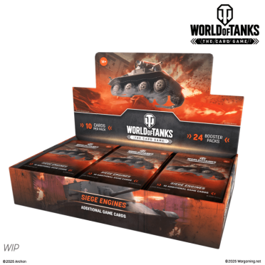 Boite de World of Tanks: The Card Game - Booster Display - Siege Engines