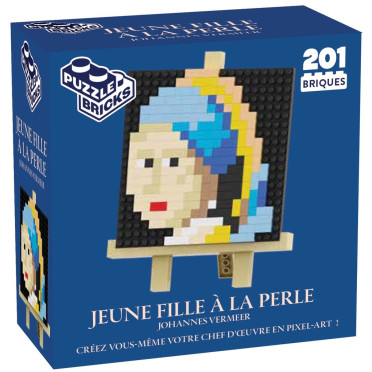 Boite de Pixel art : Jeune fille à la perle