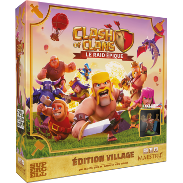 Boite de Clash of Clans: Le Raid Epique - Edition Village