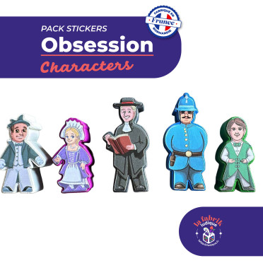 Boite de Obsession : Personnages - Pack de Stickers