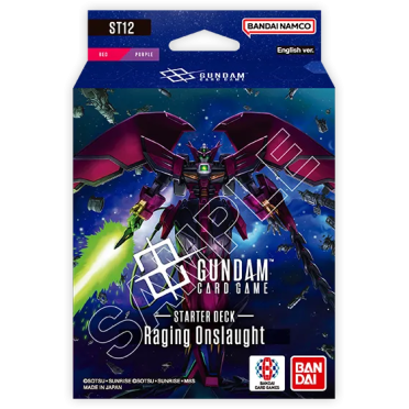 Boite de Gundam Card Game - Starter Deck  Raging Onslaugh