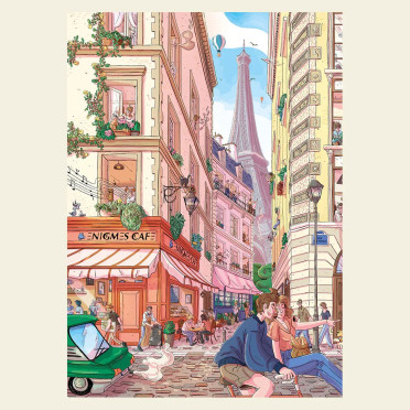 Boite de Puzzle - Paris - 1000 pièces