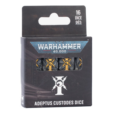Boite de W40K - Adeptus Custodes - Set de Dés