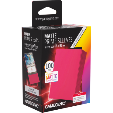 Boite de Gamegenic - Matte Prime Sleeves Red