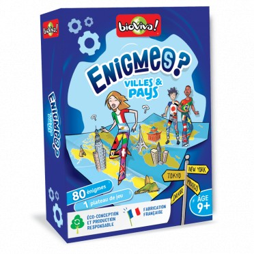 Boite de Enigmes - Villes Et Pays - Occasion