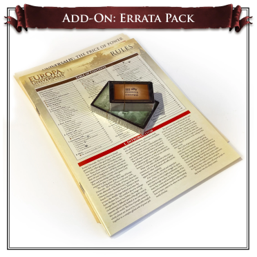 Boite de Europa Universalis: Errata Pack