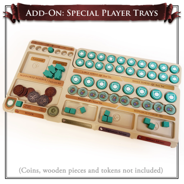 Boite de Europa Universalis: Special Player Tray (set of 6)