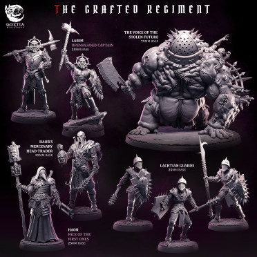 Boite de Goetia Miniatures - Grafted Regiment - Set Complet