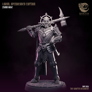 Boite de Goetia Miniatures - Grafted Regiment - Capitaine Larim