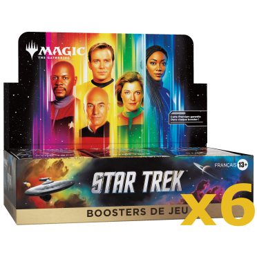 Boite de Magic: The Gathering - Star Trek - Lot de 6 Boites de 30 Boosters de jeu