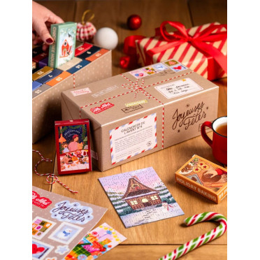 Boite de Coffret Calendrier de l'Avent n°4 - 24 x 99 Pièces