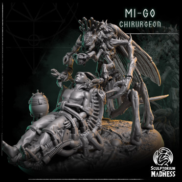 Boite de Sculptorium of Madness - Avatars of Nyarlathotep - Diorama du Mi-Go Chirurgien
