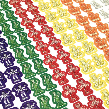 Boite de Meenakshi Temple - Stickers A (Bundle)
