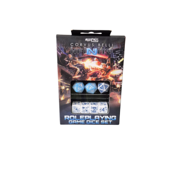 Boite de Infinity RPG - Pan Oceania Dice Set