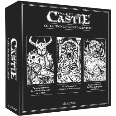 Boite de Escape the Dark Castle - Collection de 3 Packs d'Aventure - Occasion
