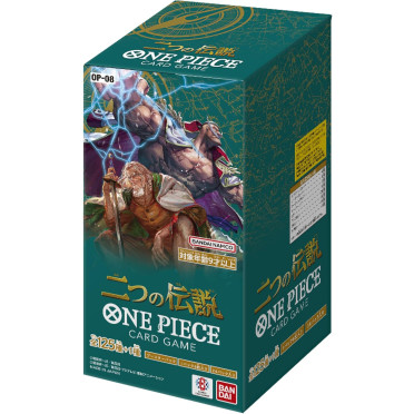 Boite de One Piece The Card Game - OP08 Two Legends - Japanese 24 Boosters Display